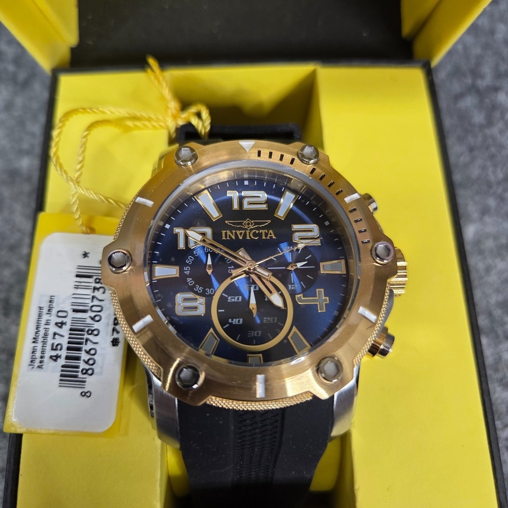 Invicta Men's Pro Diver‎ 38mm Chronograph Watch IN-45740 51MM NEW